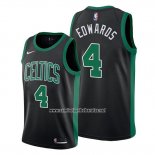 Camiseta Boston Celtics Carsen Edwards #4 Statement 2019-20 Negro