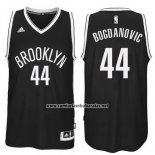 Camiseta Brooklyn Nets Bojan Bogdanovic #44 Negro