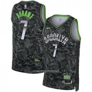 Camiseta Brooklyn Nets Kevin Durant #7 MVP Negro