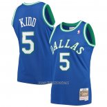 Camiseta Dallas Mavericks Jason Kidd #5 Mitchell & Ness 1994-95 Azul