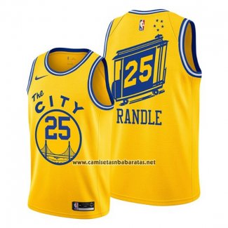 Camiseta Golden State Warriors Chasson Randle #25 Classic 2020 Amarillo