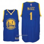 Camiseta Golden State Warriors JaVale McGee #1 Azul