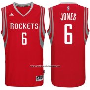 Camiseta Houston Rockets Terrence Jones #6 Rojo