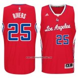 Camiseta Los Angeles Clippers Austin Rivers #25 Rojo