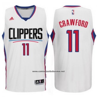 Camiseta Los Angeles Clippers Jamal Crawford #11 Blanco