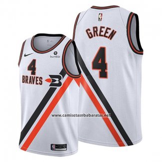 Camiseta Los Angeles Clippers Jamychal Green #4 Classic Edition 2019-20 Blanco
