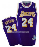 Camiseta Los Angeles Lakers Kobe Bryant #24 Retro Violeta
