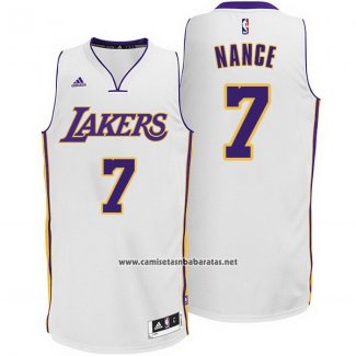 Camiseta Los Angeles Lakers Larry Nance Jr. #7 Blanco