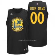 Camiseta Negro Moda Golden State Warriors Adidas Personalizada Negro