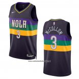 Camiseta New Orleans Pelicans C.J. Mccollum #3 Ciudad 2022-23 Violeta