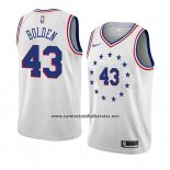 Camiseta Philadelphia 76ers Jonah Bolden #43 Earned 2018-19 Gris