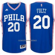 Camiseta Philadelphia 76ers Markelle Fultz #20 Azul