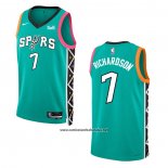 Camiseta San Antonio Spurs Josh Richardson #7 Ciudad 2022-23 Verde