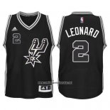 Camiseta San Antonio Spurs Kawhi Leonard #2 Negro