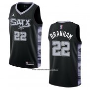 Camiseta San Antonio Spurs Malaki Branham #22 Statement 2022-23 Negro