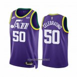 Camiseta Utah Jazz Celebrating #50 Classic 2023-24 Violeta