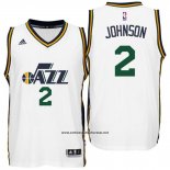 Camiseta Utah Jazz Joe Johnson #2 Blanco