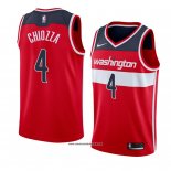 Camiseta Washington Wizards Chris Chiozza #4 Icon 2018 Rojo
