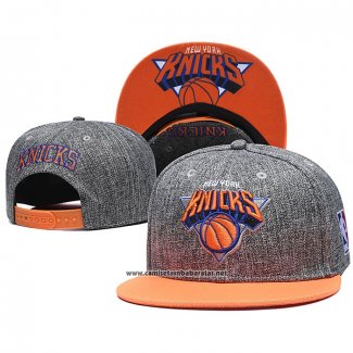 Gorra New York Knicks Gris Naranja