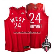 Camiseta All Star 2016 Kobe Bryant #24 Rojo