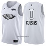 Camiseta All Star 2018 New Orleans Pelicans Demarcus Cousins #0 Blanco