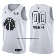 Camiseta All Star 2018 Washington Wizards Nike Personalizada Blanco