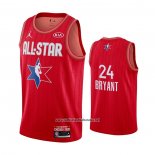 Camiseta All Star 2020 Los Angeles Lakers Kobe Bryant #24 Rojo