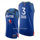 Camiseta All Star 2020 Western Conference Anthony Davis #3 Azul