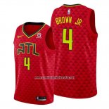 Camiseta Atlanta Hawks Charles Brown.jr #4 Statement Rojo