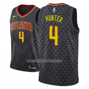 Camiseta Atlanta Hawks R.j. Hunter #4 Icon 2018 Negro