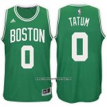 Camiseta Boston Celtics Jayson Tatum #0 Verde
