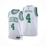 Camiseta Boston Celtics Jrue Holiday #4 Association 2022-23 Blanco