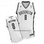 Camiseta Brooklyn Nets Deron Williams #8 Blanco