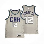 Camiseta Charlotte Hornets Kelly Oubre JR. #12 Ciudad Edition Gris