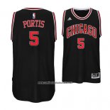 Camiseta Chicago Bulls Bobby Portis #5 Negro