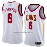 Camiseta Cleveland Cavaliers Jordan Clarkson #6 Association 2018 Blanco
