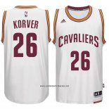 Camiseta Cleveland Cavaliers Kyle Korver #26 2015 Blanco