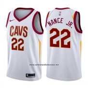 Camiseta Cleveland Cavaliers Larry Nance Jr. #22 Association 2017-18 Blanco
