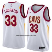 Camiseta Cleveland Cavaliers Marcus Thornton #33 Association 2018 Blanco
