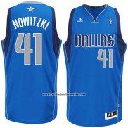Camiseta Dallas Mavericks Dirk Nowitzki #41 Azul