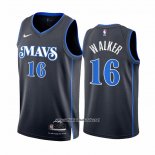 Camiseta Dallas Mavericks Jordan Walker #16 Ciudad 2023-24 Azul