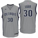 Camiseta Detroit Pistons Jon Leuer #30 Gris