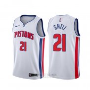 Camiseta Detroit Pistons Tony Snell #21 Association 2019-20 Blanco