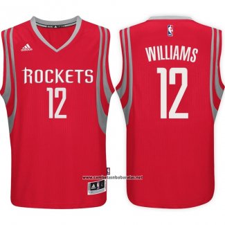 Camiseta Houston Rockets Troy Williams #12 Rojo