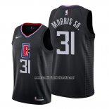 Camiseta Los Angeles Clippers Marcus Morris Sr. #31 Statement 2019-20 Negro