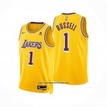 Camiseta Los Angeles Lakers D'Angelo Russell #1 Icon Amarillo
