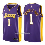 Camiseta Los Angeles Lakers Kentavious Caldwell-Pope #1 Statement 2017-18 Violeta