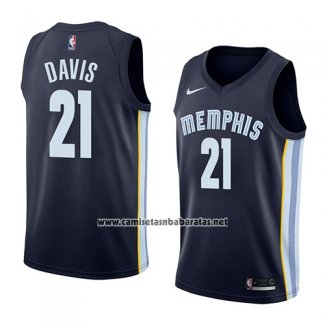 Camiseta Memphis Grizzlies Deyonta Davis #21 Icon 2018 Azul