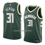 Camiseta Milwaukee Bucks John Henson #31 Icon 2018 Verde