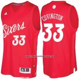 Camiseta Navidad 2016 Philadelphia 76ers Robert Covington #33 Rojo